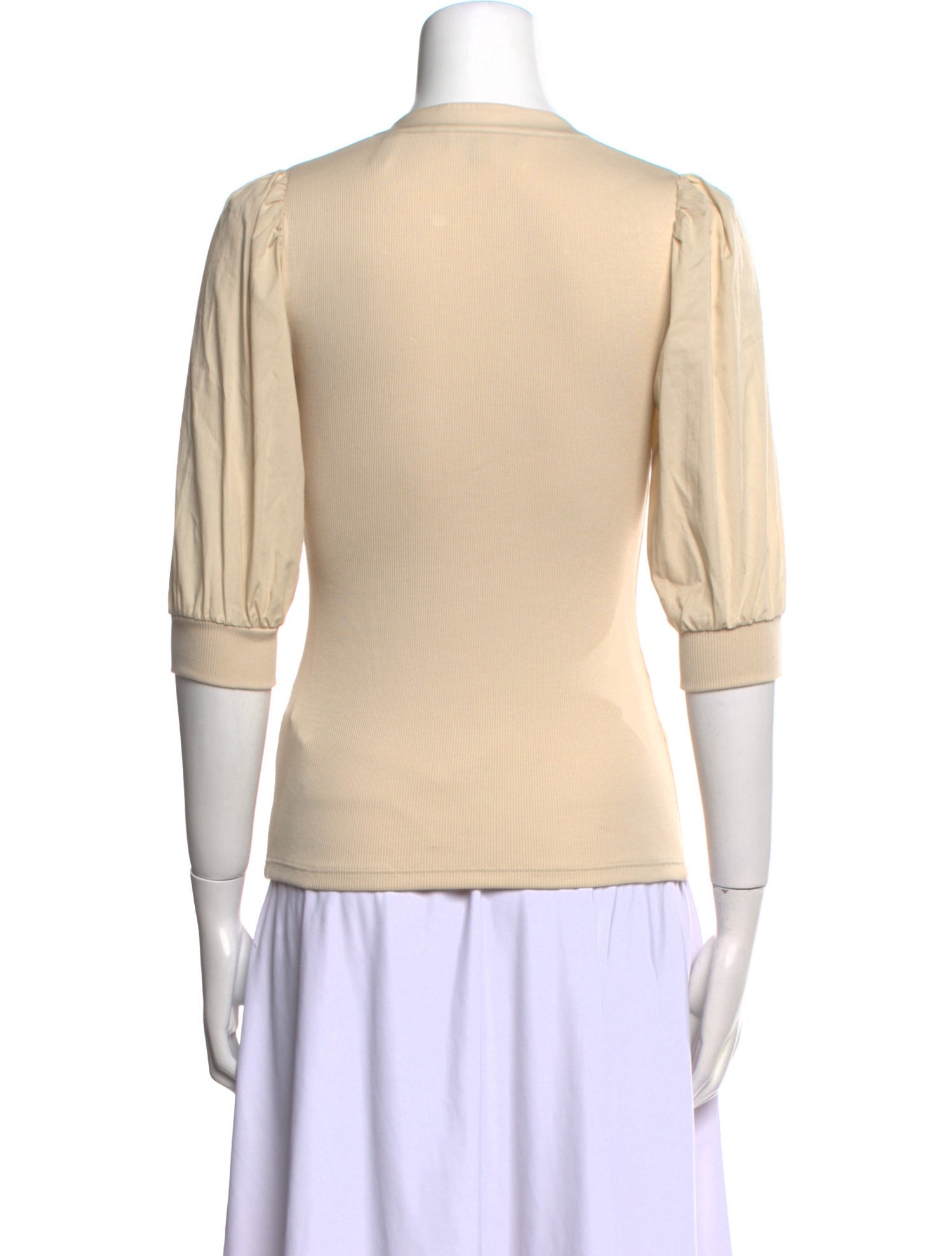 Veronica Beard V-Neck Three-Quarter Sleeve Tunic
